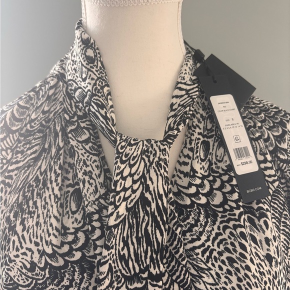 BCBGMaxAzaria Black and White dress NWT - Picture 8 of 9